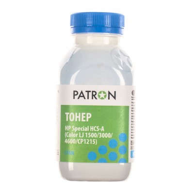 Тонер HP CLJ 1500/3000/4600/CP1215) CYAN 100г PATRON (HCS-A-C-100)