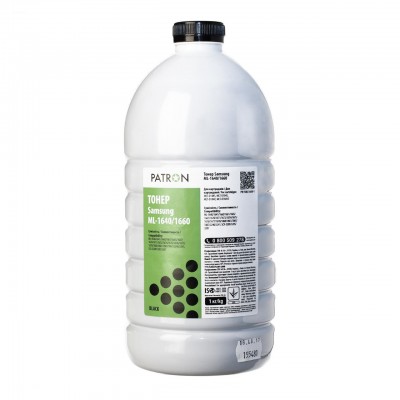 Тонер Samsung ML-1640/1660,SCX3200 1кг Patron (PN-SML1660-1)