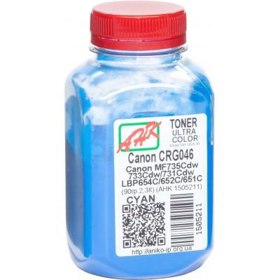 Тонер Canon LBP-650/MF-730, 90 г Cyan AHK (1505211)