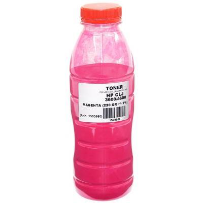 Тонер HP CLJ 4600/4650, Canon LBP-2510/5500, 220 г Magenta AHK (1500980)