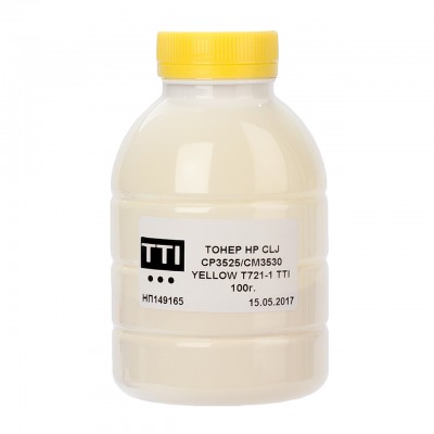 Тонер HP CLJ CP3530/3525 100г YELLOW TTI (TSM-T721-1-100)