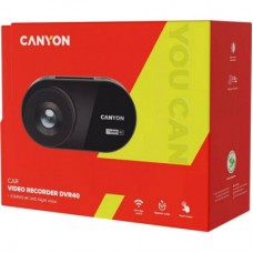 Відеореєстратор Canyon DVR40 UltraHD 4K 2160p Wi-Fi Black (CND-DVR40) - Фото