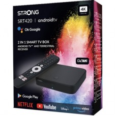 Медиаплеер Strong SRT 420 Android TV і ефірний приймач в одному пристрої (SRT 420) - Фото