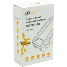Батарея універсальна PowerPlant 30000mAh, PD/65W, QC/3.0, DC 12-19V(4A), USB-C, 2*USB-A (PB930968) - Фото