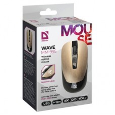 Мышка Defender Wave MM-995 Silent Wireless Bronze (52992) - Фото