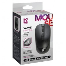 Мышка Defender Wave MM-995 Silent Wireless Black (52995) - Фото