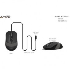 Мышка A4Tech FM10ST USB Grey (4711421990134) - Фото