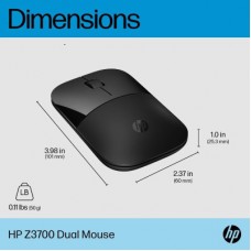 Мышка HP Z3700 Dual Wireless/Bluetooth Black (758A8AA) - Фото