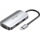 Концентратор Vention USB3.1 Type-C —> HDMI/VGA/USB 3.0/PD 100W Hub 4-in-1 (TOAHB)