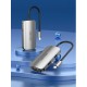Концентратор Vention USB3.1 Type-C —> HDMI/VGA/USB 3.0/PD 100W Hub 4-in-1 (TOAHB)