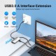 Концентратор Vention USB3.1 Type-C —> HDMI/VGA/USB 3.0/PD 100W Hub 4-in-1 (TOAHB)