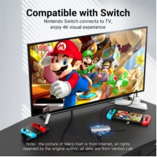 Концентратор Vention USB3.1 Type-C —> HDMI/VGA/USB 3.0/PD 100W Hub 4-in-1 (TOAHB) - Фото