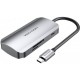 Концентратор Vention USB3.1 Type-C —> USB 3.0x3/SD/TF/PD 100W Hub 6-in-1 (TNHHB)