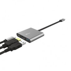 Концентратор Trust Dalyx 3-in-1 Multiport USB-C (23772) - Фото