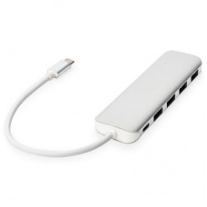 Концентратор Digitus USB Type-C, 4xUSB 3.0 (DA-70242-1) - Фото