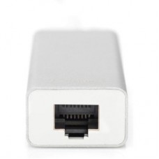 Концентратор Digitus USB-C - USB 3.0 3 Port Hub + Gigabit Ethernet (DA-70255) - Фото