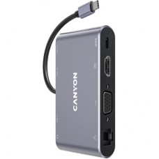 Концентратор Canyon 8-in-1 USB-C (CNS-TDS14) - Фото