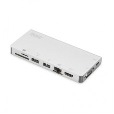 Концентратор Digitus Travel USB-C, 8 Port (DA-70866) - Фото