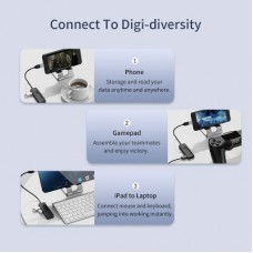 Концентратор Orico USB 2.0 4 ports (FL02-WH-BP) (CA913527) - Фото