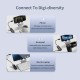 Концентратор Orico USB 2.0 4 ports (FL02-WH-BP) (CA913527) Концентратор Orico USB 2.0 4 ports (FL02-WH-BP) (CA913527)