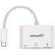 Концентратор Intracom USB3.1 Type-C to HDMI/USB 3.0/PD 60 W 4-in-1 White Manhattan (152945)