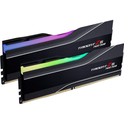 Модуль памяти для компьютера DDR5 96GB (2x48GB) 6000 MHz Trident Z5 Neo RGB Matte Black G.Skill (F5-6000J3036F48GX2-TZ5NR)