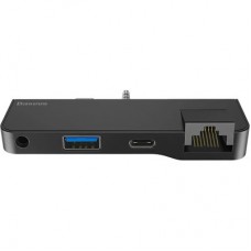 Концентратор Baseus USB3.1 Type-C+3.5mm toUSB 3.0/RJ45/Type-C/3.5mm forSurfaceGo (CAHUB-FG01) - Фото