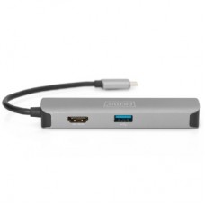Концентратор Digitus Travel USB-C 5 Port (DA-70891) - Фото