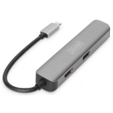 Концентратор Digitus Travel USB-C 5 Port (DA-70891) - Фото