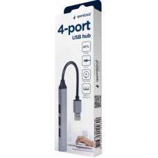 Концентратор Gembird USB-A to USB 3.1 Gen1 (5 Gbps), 3 х USB 2.0 (UHB-U3P1U2P3-02) - Фото