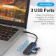 Концентратор Vention USB 3.1 Type-C to 3xUSB 3.0+MicroUSB+3.5mm Sound Adapter black (TGQBB)