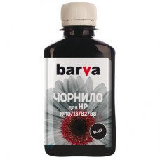 Чернила Barva HP 10/13/82/88,180 мл, Black, pigmented (H10-673)