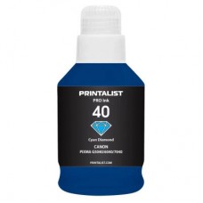 Чернила Printalist Canon GI-40 для G5040/G6040 190г Cyan (PL40C)