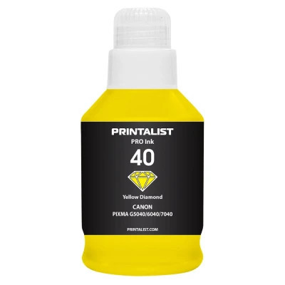 Чернила Printalist Canon GI-40 для G5040/G6040 190г Yellow (PL40Y)