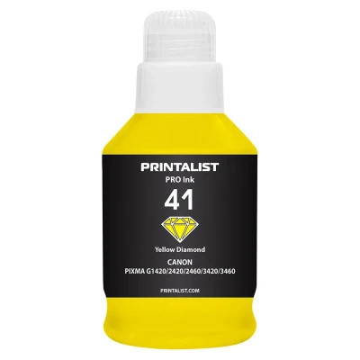 Чернила Printalist Canon GI-41 для Pixma G2420/3420 190г Yellow (PL41Y)