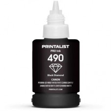 Чорнило Printalist Canon GI-490 для G1400/G2400/G3400 140 г Black Pigm. (PL490BP) - Фото