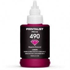 Чорнило Printalist Canon GI-490 для G1400/G2400/G3400 140 г Magenta (PL490M) - Фото