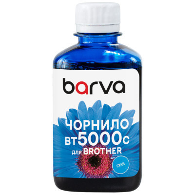 Чернила Barva Brother BT5000 180 мл C (BBT5000C-754)