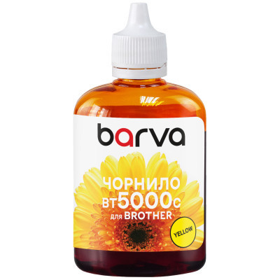 Чернила Barva Brother BT5000 100 мл Y (BBT5000Y-746)
