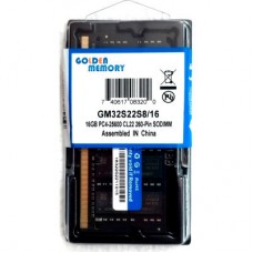 Модуль пам'яті для ноутбука SoDIMM DDR4 16 GB 3200 MHz Golden Memory (GM32S22S8/16) - Фото
