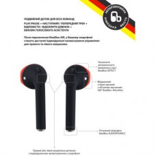 Навушники BeatBox PODS AIR 2 Wireless Charging Black-Red (bbpair2wcbr) - Фото