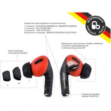 Наушники BeatBox PODS PRO 1 Wireless Charging Black-Red (bbppro1wcbr) - Фото