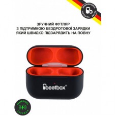 Наушники BeatBox PODS PRO 1 Wireless Charging Black-Red (bbppro1wcbr) - Фото