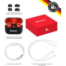 Наушники BeatBox PODS PRO 1 Wireless Charging Black-Red (bbppro1wcbr) - Фото