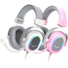 Навушники Fifine H6 RGB 7.1 Pink (H6P) - Фото