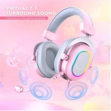 Навушники Fifine H6 RGB 7.1 Pink (H6P) - Фото