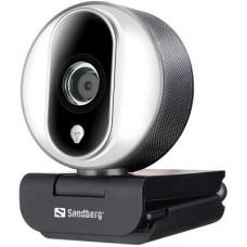 Веб-камера Sandberg Streamer Webcam Pro Full HD Autofocus Ring Light Black (134-12) - Фото