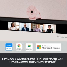 Веб-камера Logitech Brio 300 FHD Rose (960-001448) - Фото