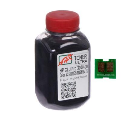 Тонер HP CLJ Pro 300/400/M475, 90 г Black +chip AHK (1505161)