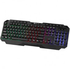 Клавіатура Xtrike ME KB-306 LED USB UA Black (KB-306UA) - Фото